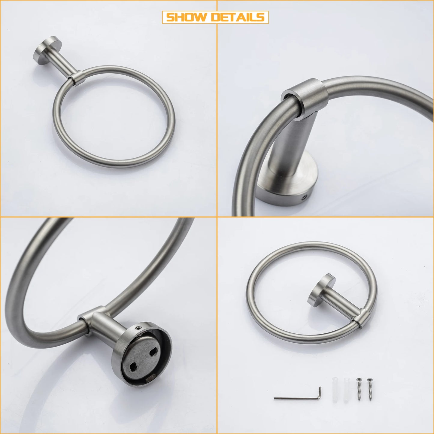 Bathroom Hardware Set Bathroom Accessories Black Robe Hook Towel Rail Bar Rack Bar Shelf Tissue Paper Holder Toothbrush Holder