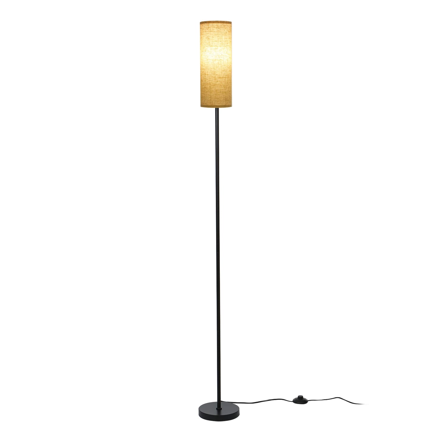 US Modern Floor Lamp Standing Tall Light Foot  for Bedroom Living Room Study Room  RGB Floor Lamp Study Room Floor Lamp