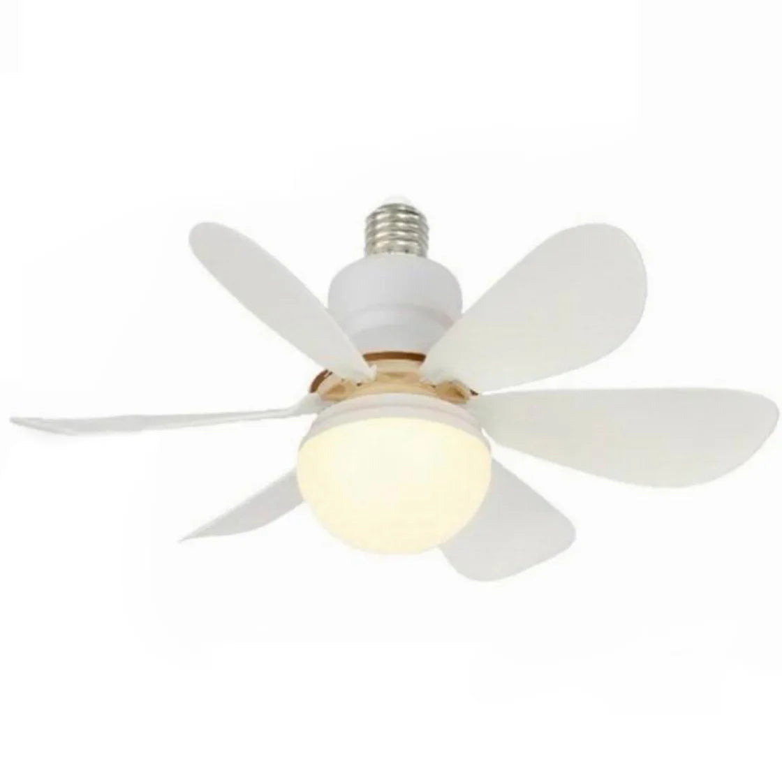  40W Ceiling Fan with Remote Control LED Light Fan E27 Base, Intelligent Silent Ceiling Fan for Bedroom and Living Room