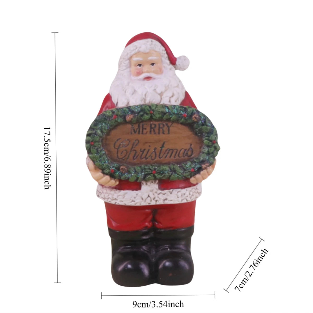 Christmas Decorations Gifts Santa Claus Ornaments Resin Crafts Home And Living Room Decorations