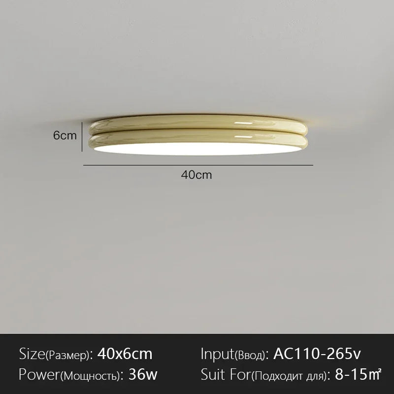 Modern Flat Ceiling Light Chandelier for Living Dining Room Bedroom Down Lighting