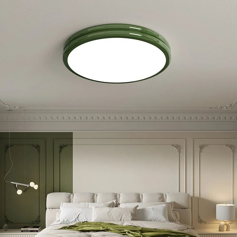 Modern Flat Ceiling Light Chandelier for Living Dining Room Bedroom Down Lighting