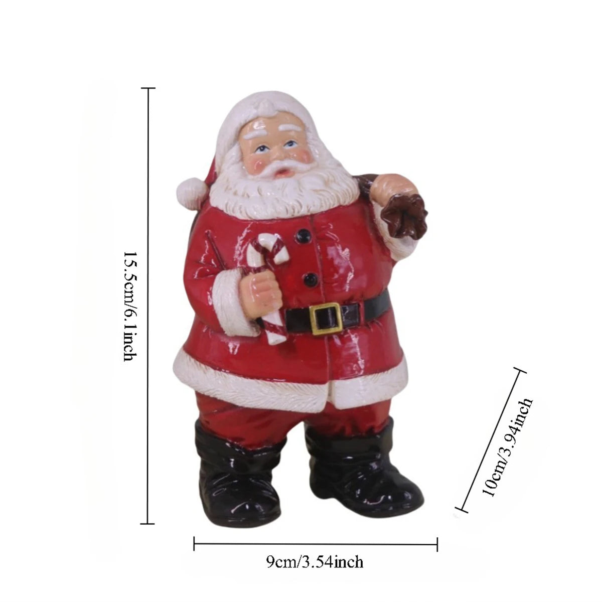 Christmas Decorations Gifts Santa Claus Ornaments Resin Crafts Home And Living Room Decorations